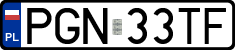License plates of Poland, Regular car plates