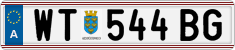 License plate of Austria, Regular plates