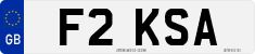 License plate of the United Kingdom, 1983 year system