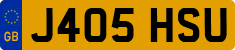 License plate of the United Kingdom, 1983 year system