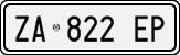 License plate of Italy, Cars (1994 year series)