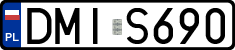 License plates of Poland, Regular car plates