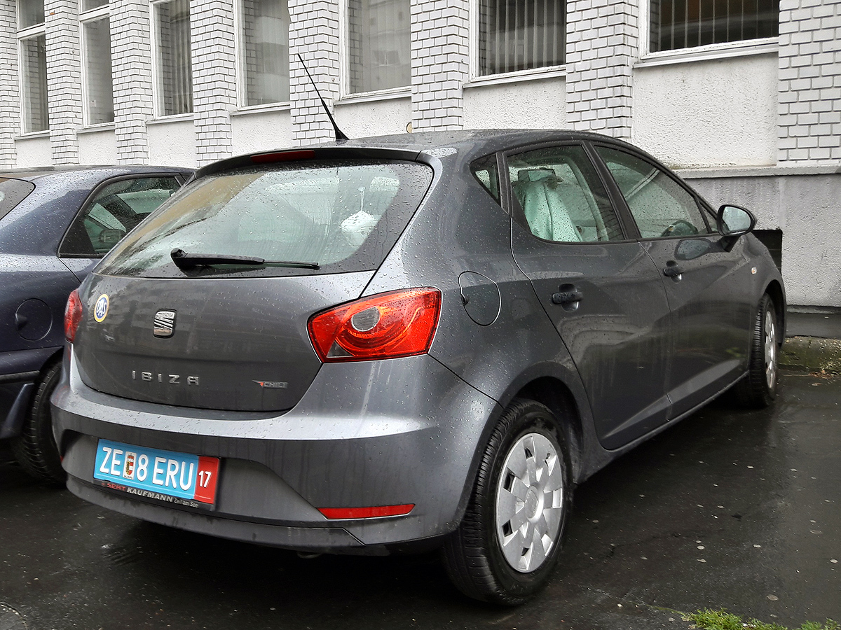 ZE 8 ERU, SEAT Ibiza 4th gen 5-door Hatch (6J), 2008–2017