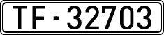 License plates of Spain, 1900 year series