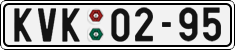 License plate of the Czech Republic, Cars (1960)