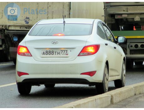 а888тн777, Hyundai Solaris