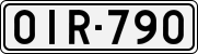 License plate of Finland, Cars