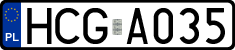 License plates of Poland, Authorities