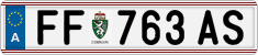 License plate of Austria, Regular plates