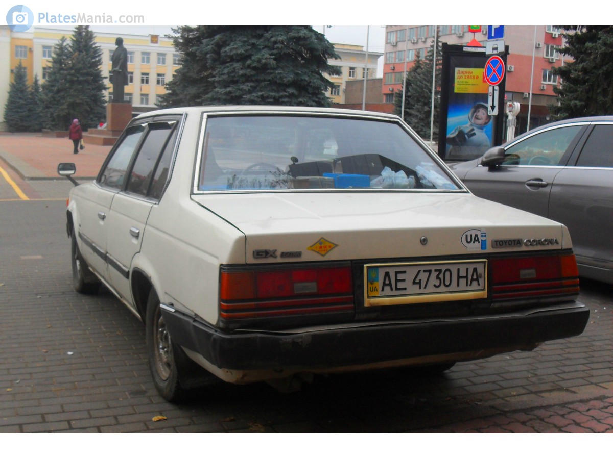AE 4730 HA, Toyota Corona 7th gen Sedan (T140), 1982–1998
