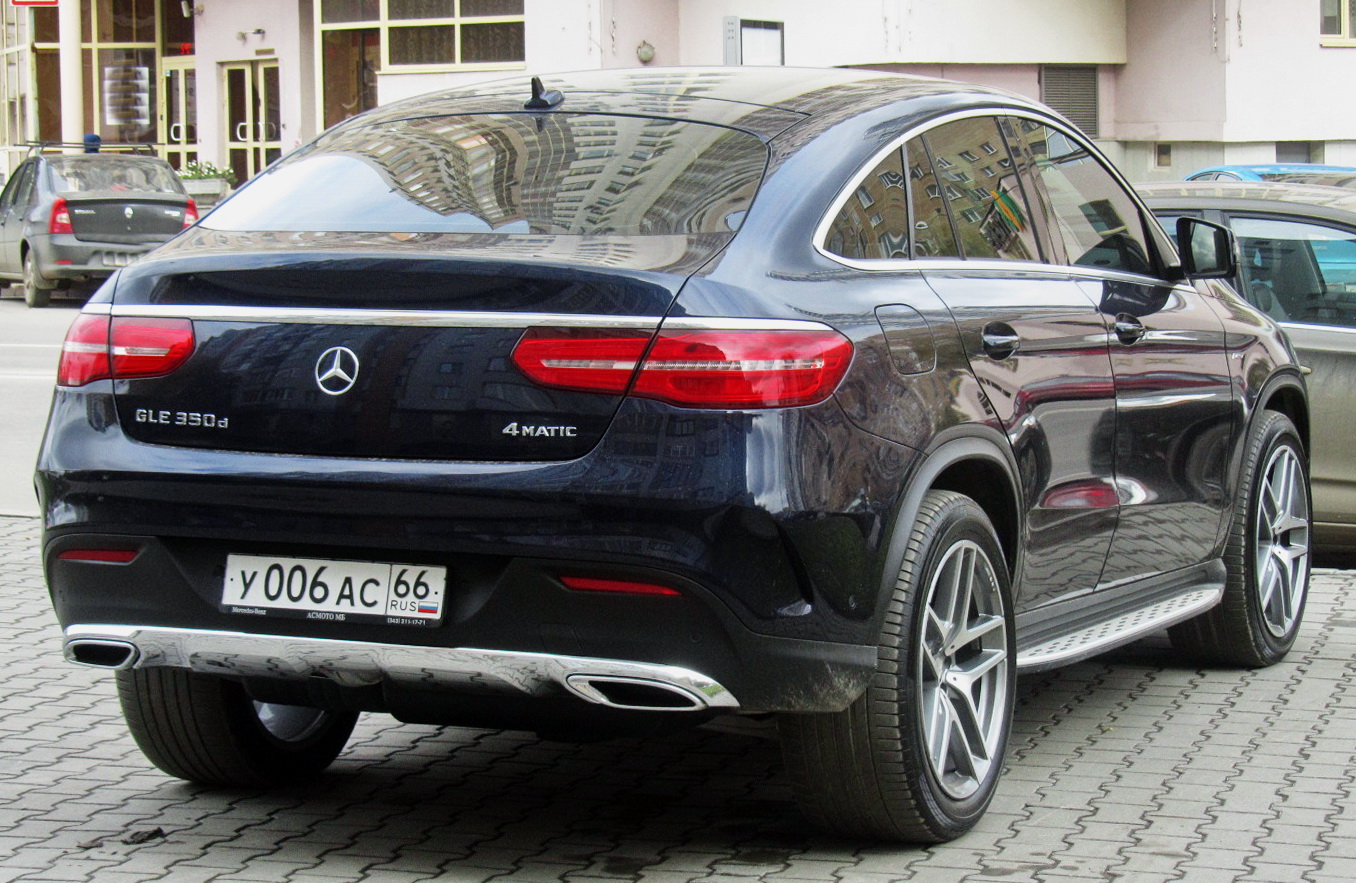 у 006 ас 66, Mercedes-Benz GLE-Klasse 1st gen Coupé (C292), 2015–2019