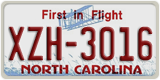 North Carolina, ABC-1234