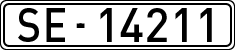 License plates of Spain, 1900 year series