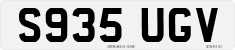 License plate of the United Kingdom, 1983 year system