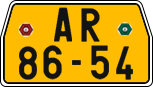 License plate of the Czech Republic, Commercial vehicles (1960)