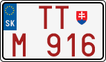 License plate of Slovakia, Dealer