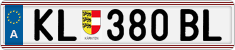 License plate of Austria, Regular plates