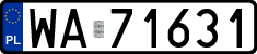 License plates of Poland, Regular car plates