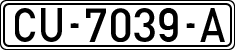 License plates of Spain, 1971 year series