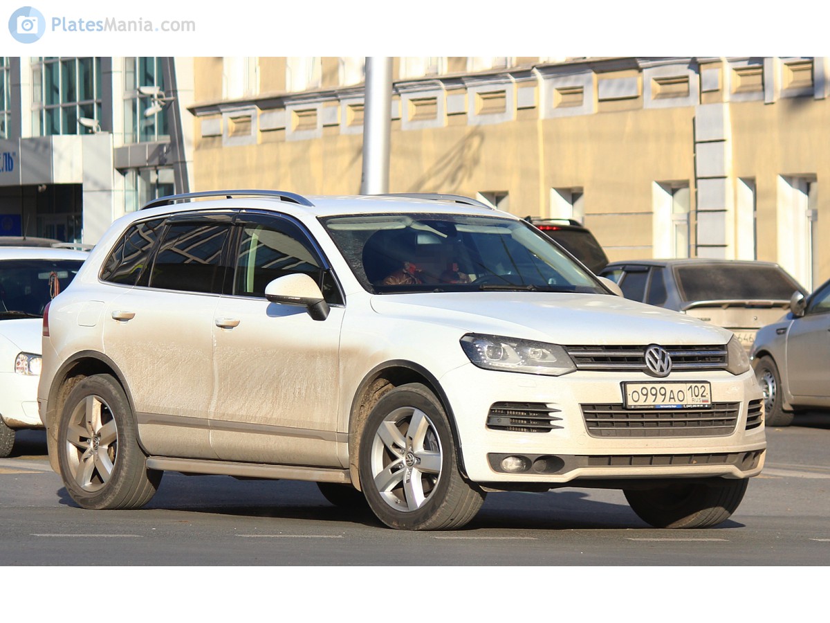 о 999 ао 102, Volkswagen Touareg 2nd gen (7P), 2010–2018