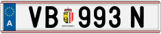 License plate of Austria, Regular plates