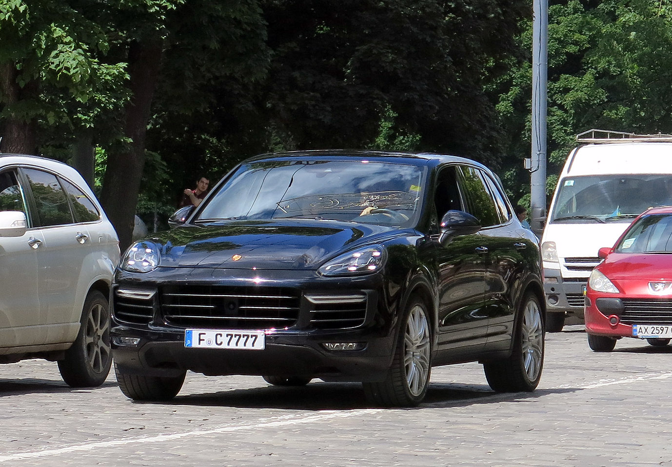 F C 7777, Porsche Cayenne 1st gen (957; 9PA), facelift, 2007–2010