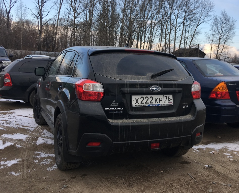 х 222 кн 76, Subaru XV 1st gen (GP), 2012–2017