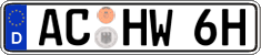 German license plate, Plates for oldtimers (type 