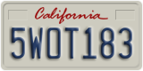 California, Passenger Car (1ABC234)