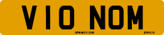 License plate of the United Kingdom, 1983 year system