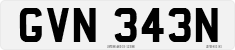 License plate of the United Kingdom, 1963 year system
