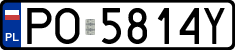 License plates of Poland, Regular car plates