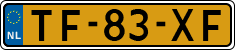 License plate of the Netherlands, Cars