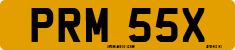 License plate of the United Kingdom, 1963 year system