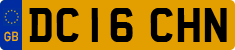 License plate of the United Kingdom, 2001 year system