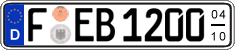 German license plate, Seasonal plates