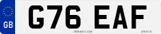 License plate of the United Kingdom, 1983 year system