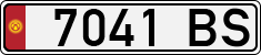 License plate of Kyrgyzstan, Organizations (1994)