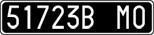License plate of Italy, Cars (1927 year series)