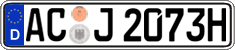 German license plate, Plates for oldtimers (type 