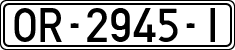License plates of Spain, 1971 year series