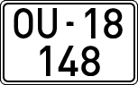 License plates of Spain, 1900 year series