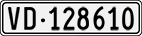 License plate of Switzerland, Cars