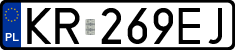 License plates of Poland, Regular car plates