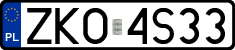 License plates of Poland, Regular car plates