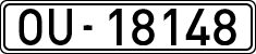 License plates of Spain, 1900 year series