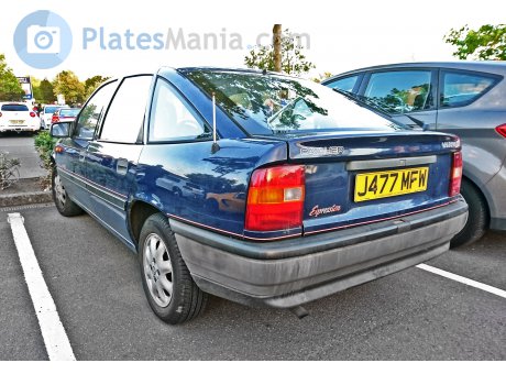 J477 MFW, Vauxhall Cavalier