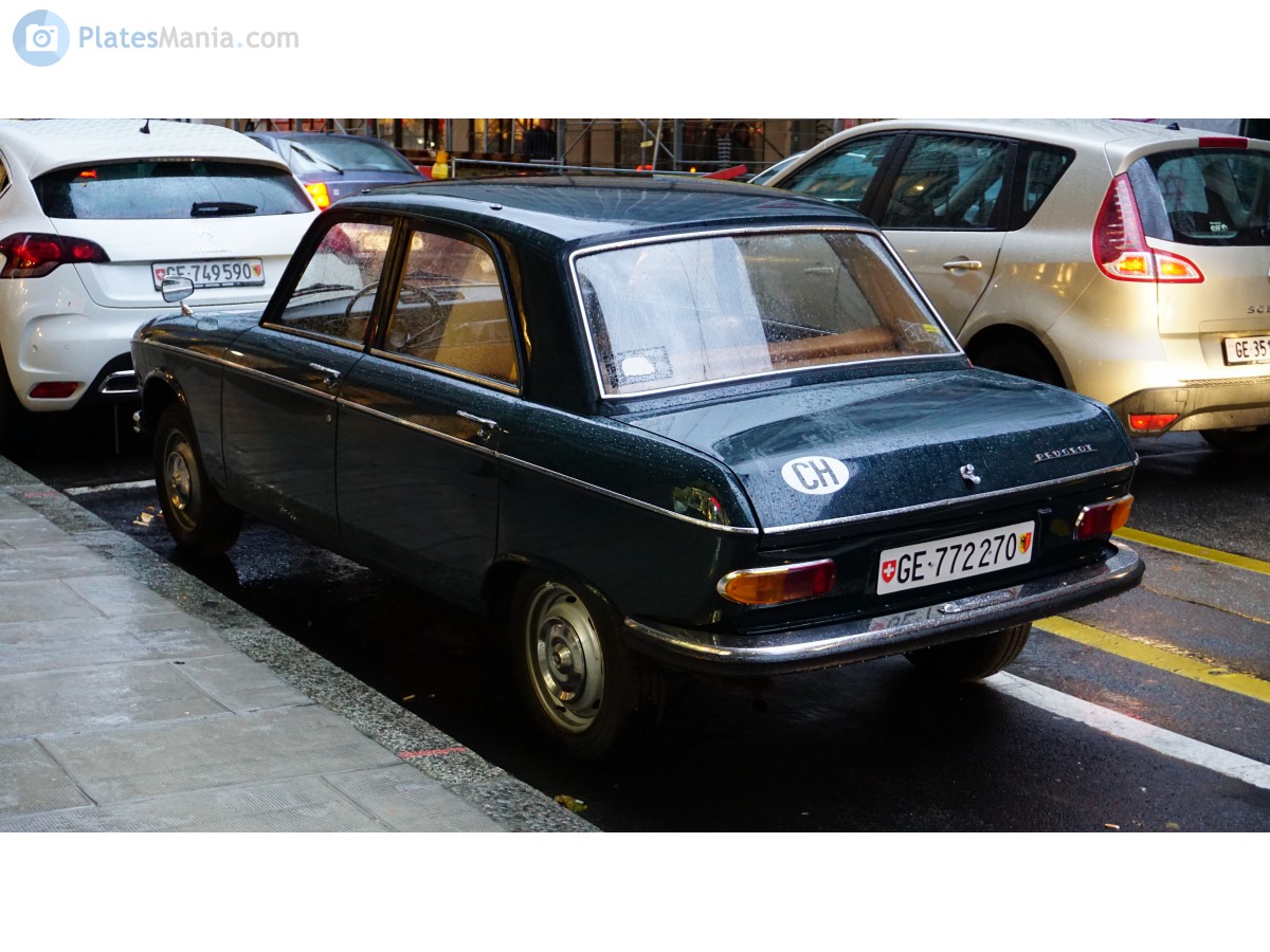GE 772270, Peugeot 204 1st gen Berline (D10), 1965–1976