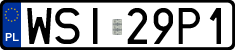 License plates of Poland, Regular car plates