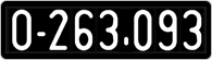 License plate of Austria, 1947 year system